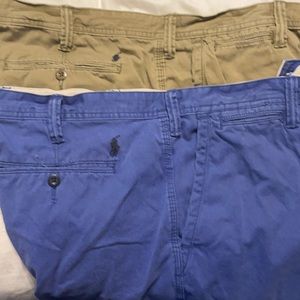 3 pair of men’s Ralph Lauren shorts.